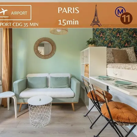 Benfleet 2 Cocooning Proche Paris Appartement Romainville